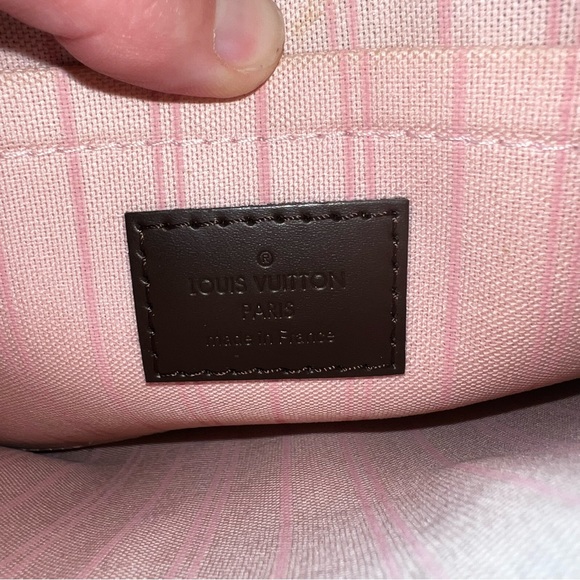 LOUIS VUITTON DAMIER EVENE NEVERFULL CLUTCH WRISTLET - Picture 15 of 16